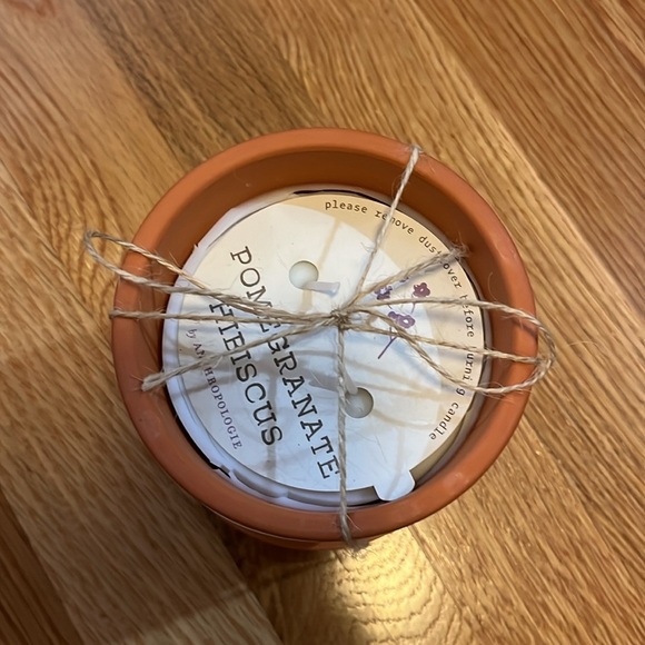 Anthropologie Blooming Terracotta Planter Candle NEW - Picture 6 of 9